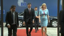 Pedro Sánchez llega al Consejo Europeo