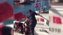 Denizde akıntıya kapılan çocuk ile iki kişi kurtarıldı