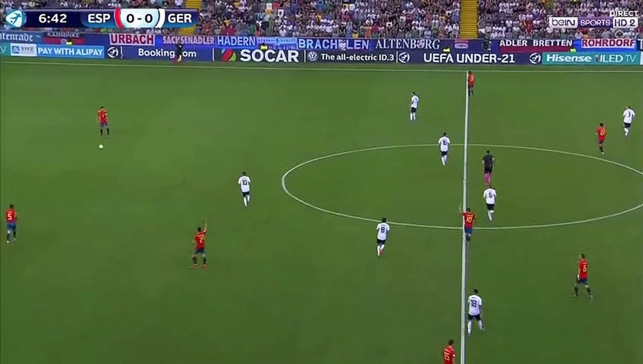 Fabian Ruiz Goal - Spain U21 1-0 Germany U21  30.06.2019