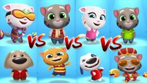 Cyber Angela vs Frosty Tom vs Talking Angela vs Talking Tom vs Talking Ben vs Talking Ginger vs Talking Hank