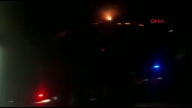 İzmir'in Menderes ilçesinde orman yangını