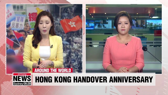 Security heightened in Hong Kong as more protests expected on July 1 handover anniversary