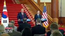 Leaders of N. Korea, U.S. meet at DMZ, Trump walks onto N. Korea soil