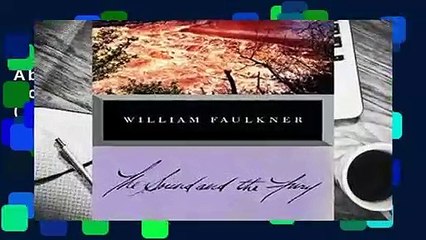 About For Books  The Sound and the Fury (Vintage International)  Review