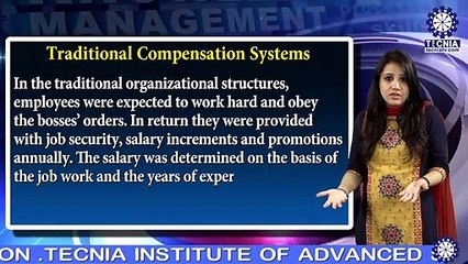 Ms. SHILPA BHANDARI || Foundations Compensation Management || MBA || TIAS || TECNIA TV