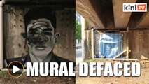 Adib mural in Shah Alam vandalised