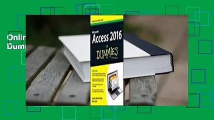 Online Access 2016 for Dummies  For Free