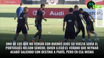 La pelea (y hay video) de Neymar con un jugador del Barça