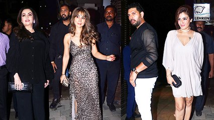 Yuvraj Singh's Ex Kim Sharma At His Retirement Party | Nita Ambani, Raveena Tandon