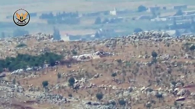 نسف دشمة بداخلها رشاش لميليشيا أسد شمالي حماة (فيديو)