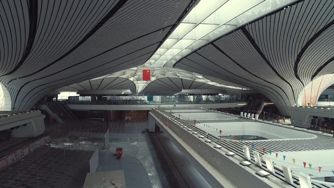 Main construction work complete on new Beijing Daxing International Airport