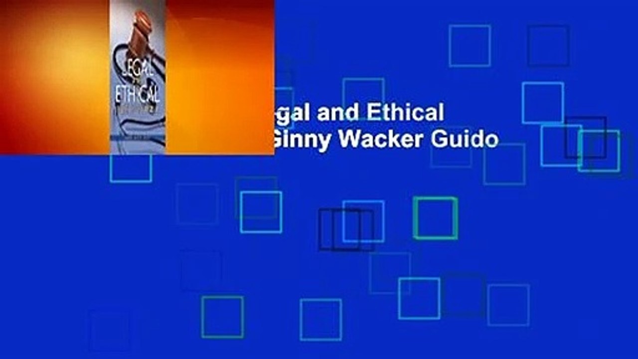 Popular to Favorit  Legal and Ethical Issues in Nursing by Ginny Wacker Guido