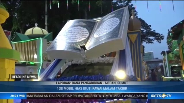Mobil Hias Siap Ramaikan Pawai Takbiran di Medan