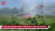 Antalya'da orman yangını