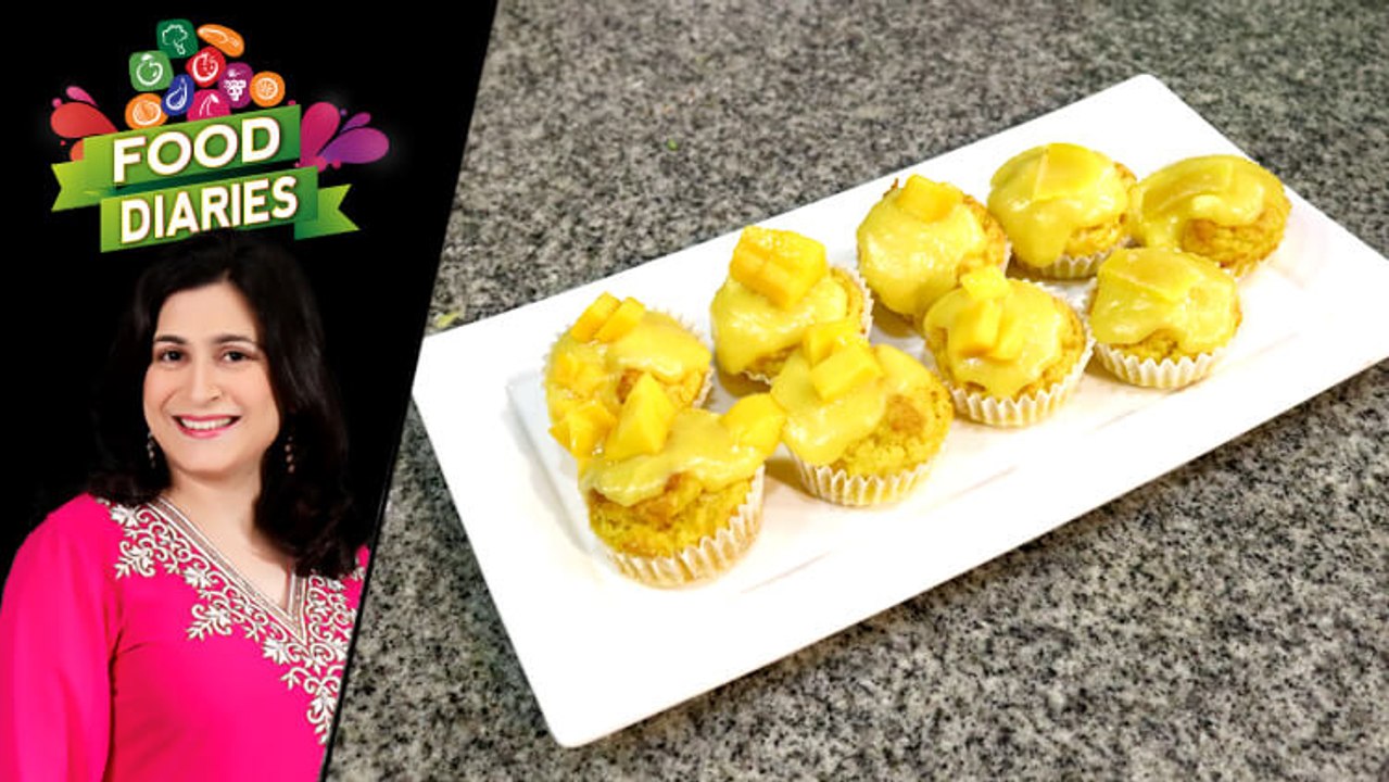 Mango Cupcakes Recipe by Chef Zarnak Sidhwa 28 June 2019