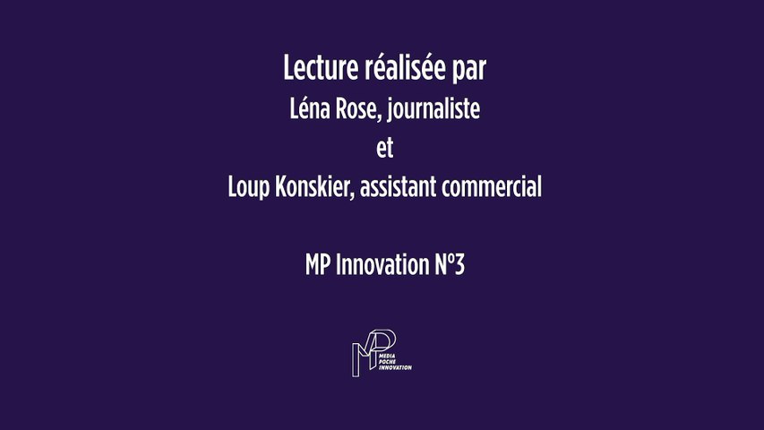Podcast MP Innovation // Léna Rose et Loup Konskier