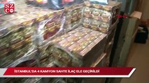 İstanbul’da 4 kamyon sahte cinsel içerikli ilaç yakalandı