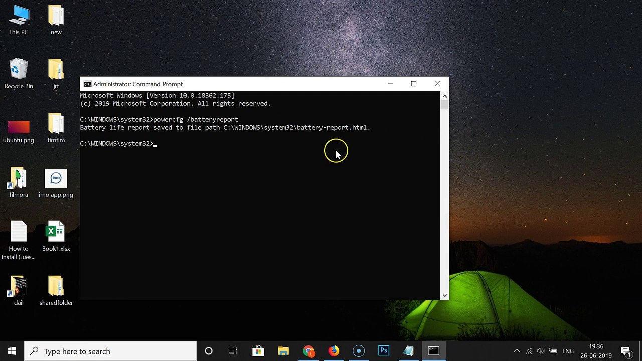 How to Check your Laptop's Battery Health in Windows 10?