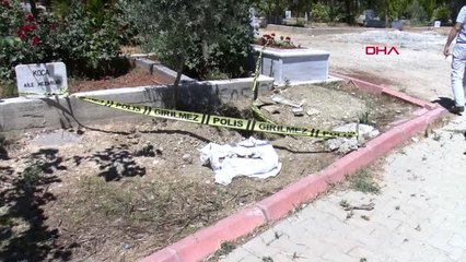 ADANA Kaçak mezardan boş kundak çıktı
