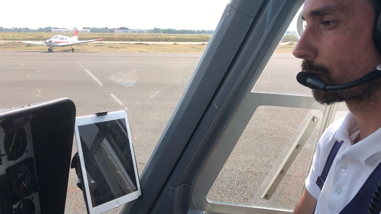 Enedis inspecte les lignes électriques aériennes