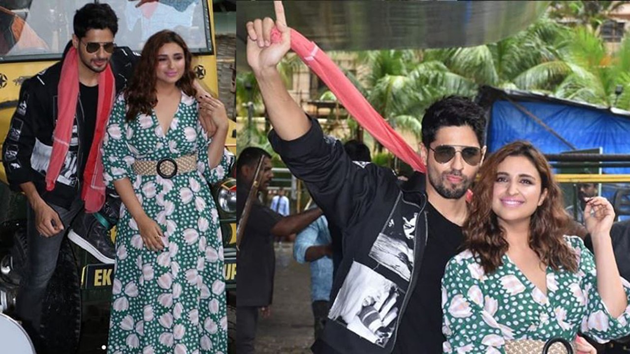 Sidharth Malhotra & Parineeti Chopra grand entry at Jabariya Jodi Trailer launch | FilmiBeat