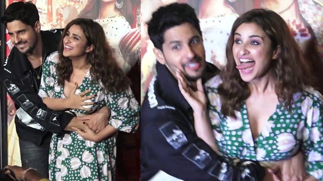 Parineeti Chopra & Sidharth Malhotra enjoy at Jabariya Jodi trailer launch | FilmiBeat