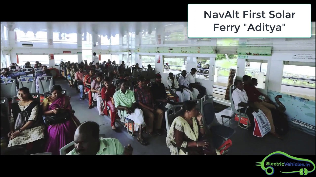 India's First Solar Electric Boat - NavAlt Aditya Ferry