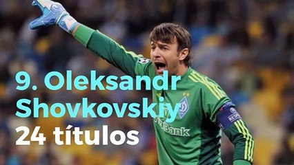 Jugadores más laureados en el fútbol europeo