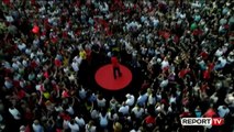 Report TV -Kryebashkiaku Veliaj mbyll fushatën elektorale në Tiranë