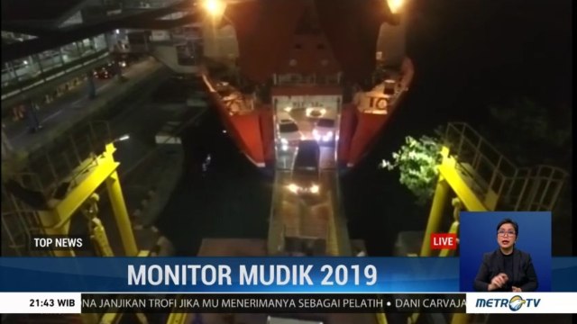 Pelabuhan Merak Makin Sepi Pemudik