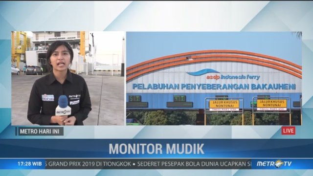 Pelabuhan Bakauheni Terpantau Sepi