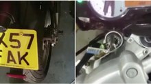 Algo muito estranho acontece com o velocímetro desta mota...