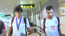 Los héroes de La Rojita regresan a casa tras el triunfo en la Eurocopa