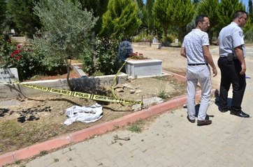 Kaçak mezardan bez parçası çıktı