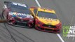 Logano, Kyle Busch make contact after thwarted block