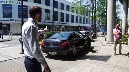 Montbéliard : arrivée de Jacqueline Gourault, ministre de la cohésion des territoires et des relations avec les collectivités territoriales pour la signature du nouveau plan Anru