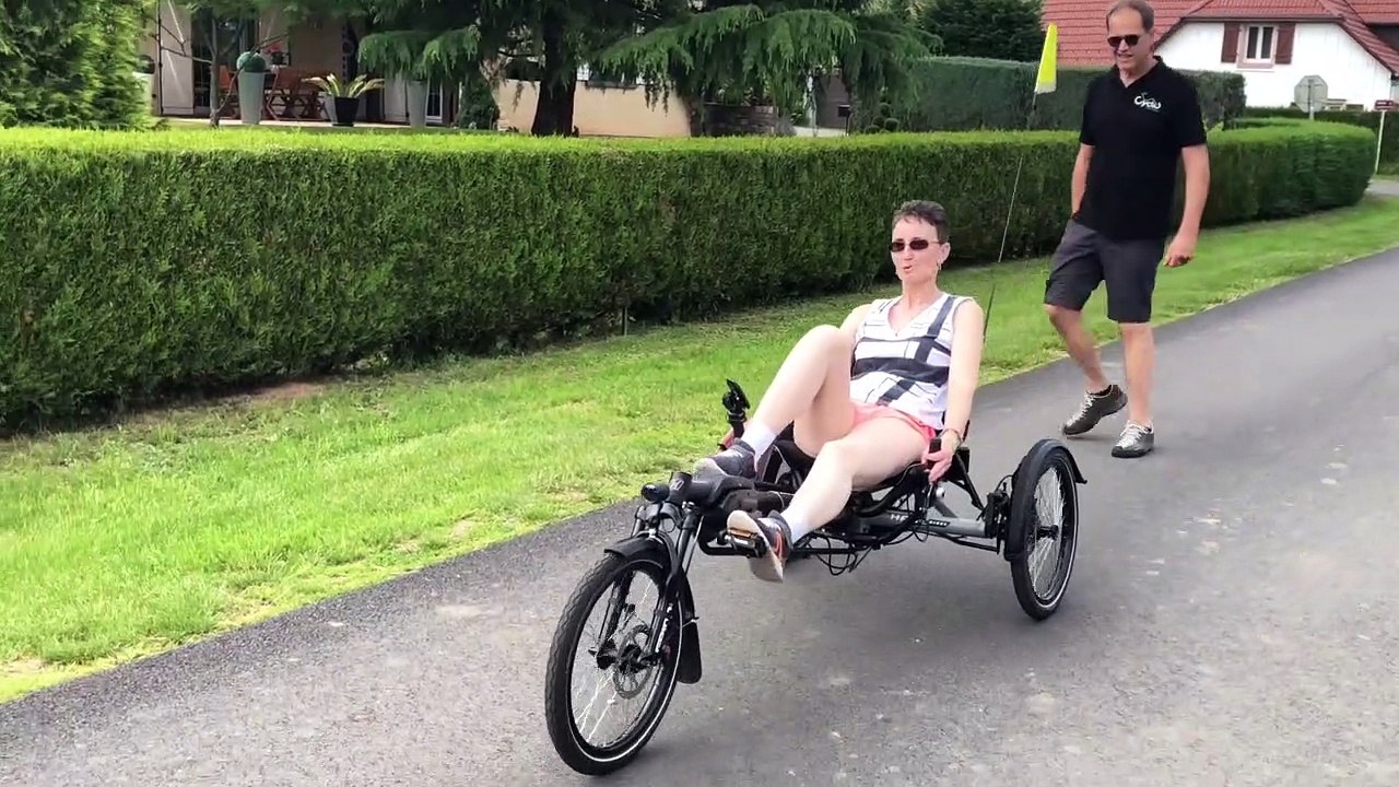 "Je me sens plus en sécurité sur un trois roues"