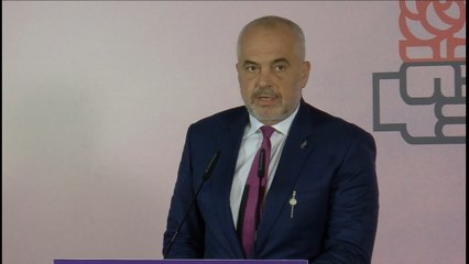 Report TV -I mbuluar nga djersët, Rama: Socialistë, ju dua shumë fare