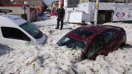 Çmendet moti, zbardhet qyteti nga akulli në mes të vapës