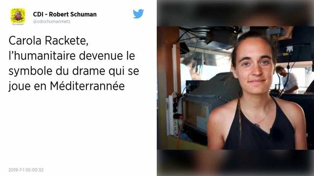 Sea-Watch : L’Allemagne veut la libération de Carola Rackete, la capitaine du navire humanitaire