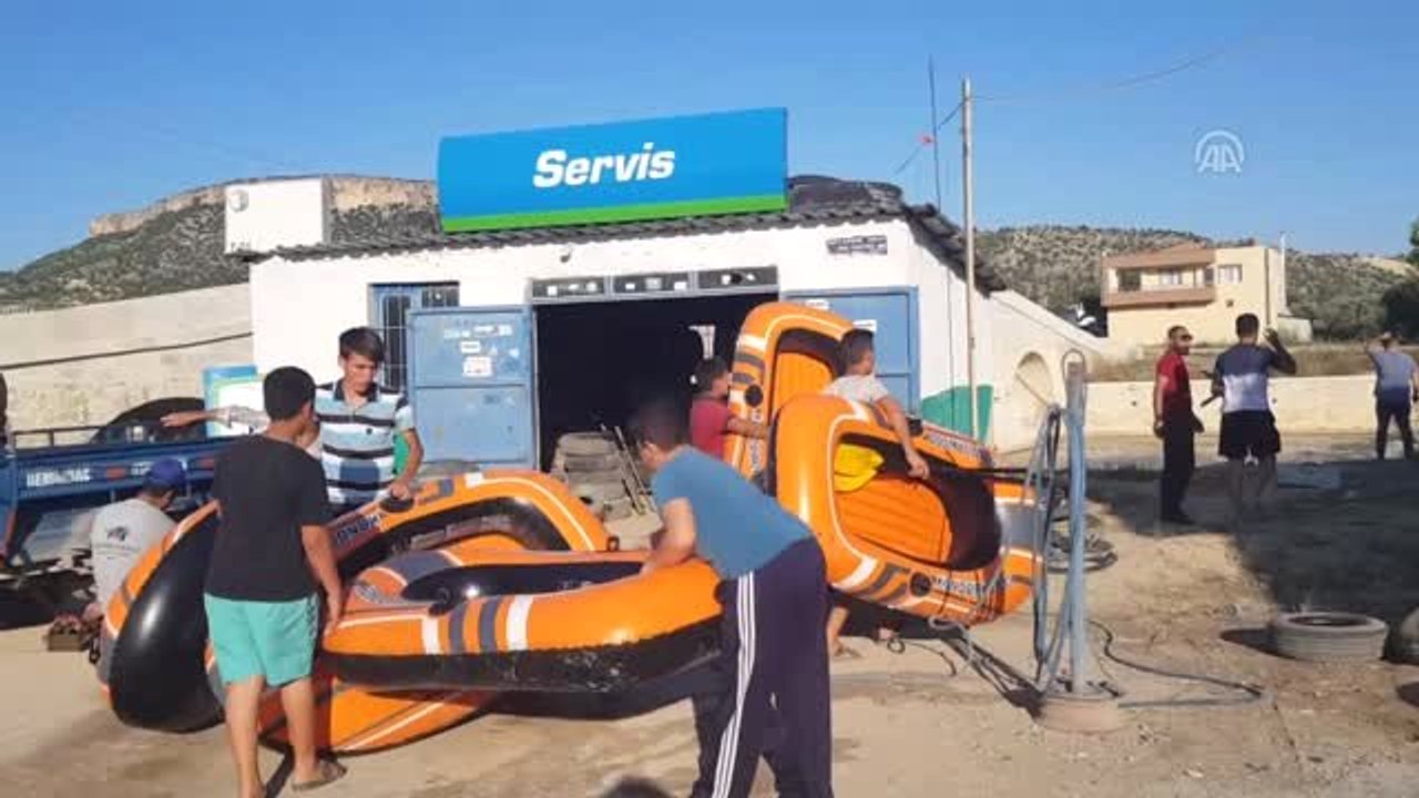 Göksu Irmağı'nda rafting heyecanı