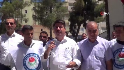 Akçakale'de Milli Eğitim Müdürüne yapılan saldırıya tepki