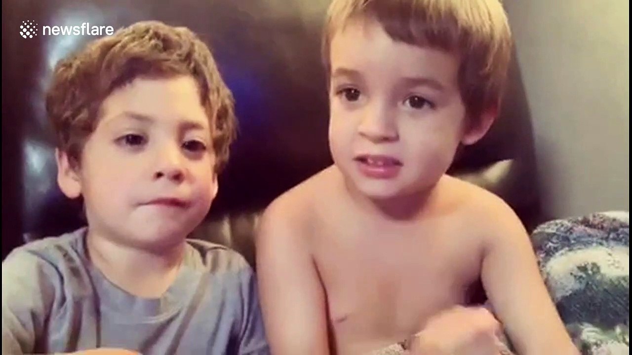 US boy hilariously attempts to find his picture perfect smile