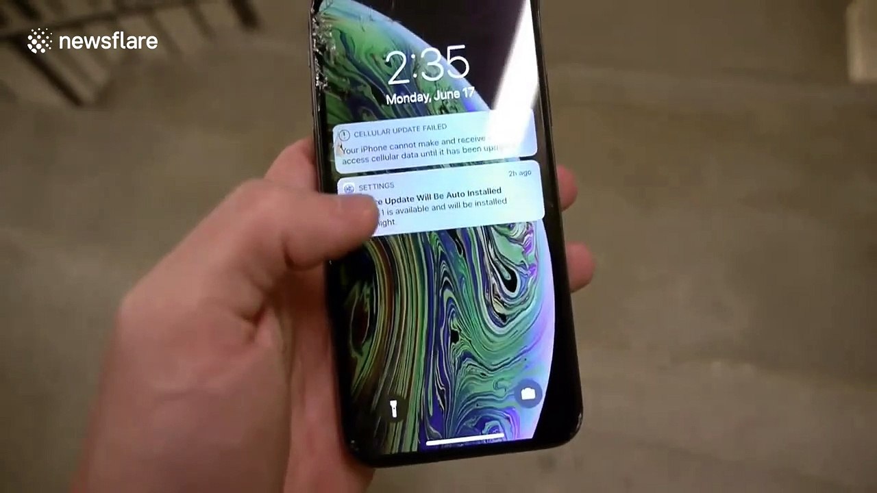 iPhone XS vs 300 foot DROP down spiral staircase