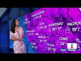 Así estará el clima este jueves 27 de junio de 2019 | Noticias con Yuriria Sierra