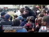 Así se manifestaron migrantes en la estación de Tapachula | Noticias con Ciro Gómez Leyva