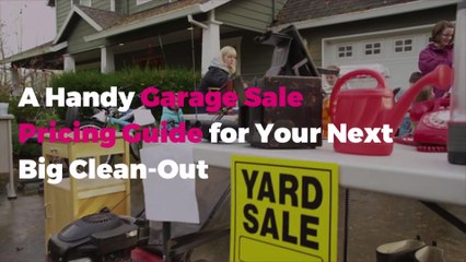 A Handy Garage Sale Pricing Guide for Your Next Big Clean-Out