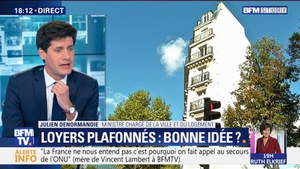 Plafonnement des loyers: "On l'expérimente pendant une durée de 5 ans", Julien Denormandie