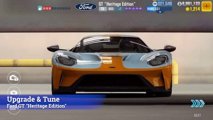 CSR Racing 2 | Upgrade and Tune | Ford GT "Heritage Edition"