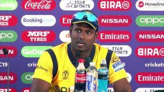 Our fielding was not up to the mark - Angelo Mathews | SL | SL Vs WI | ICC Cricket World Cup 2019